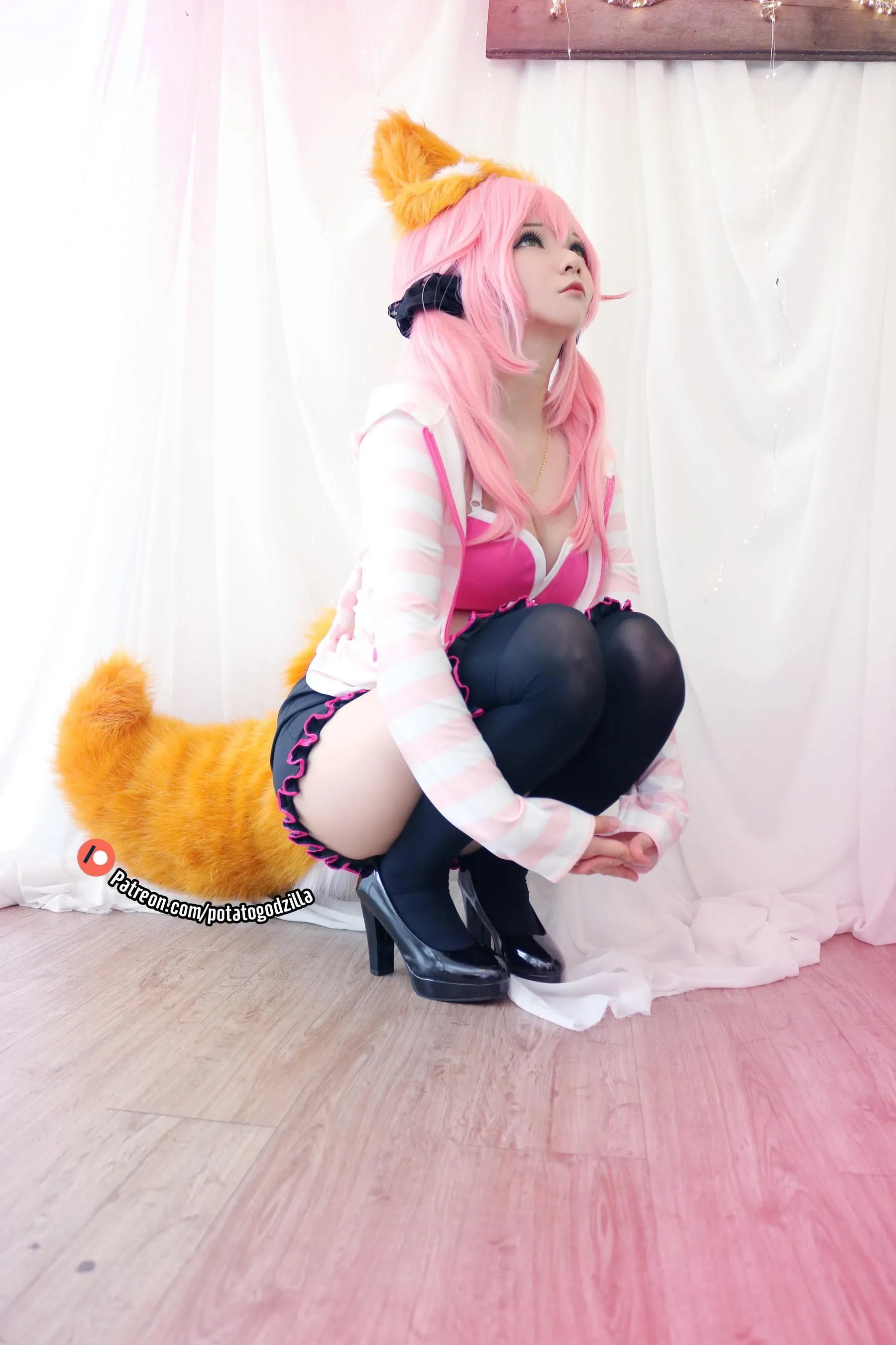 Potato Godzilla – NO.76 Tamamo School Uniform [50P]插图5